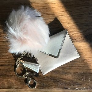 Pom Pom keychain and cardholder